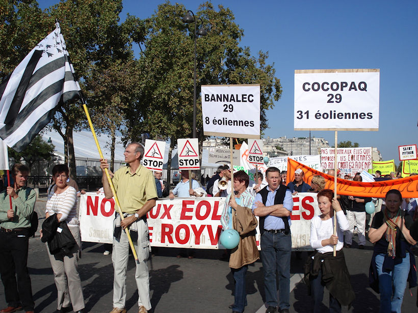 Manifestation à Paris en 2007